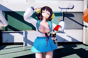 3D compilations 3 in 1 MMD fuck games girls dancing sex