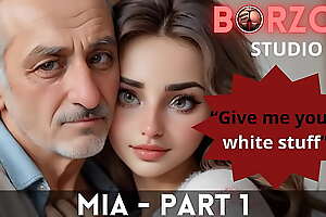 Mia with an increment of Papi - 1 - Horny old Grandpappa domesticated virgin teen young Turkish Girl