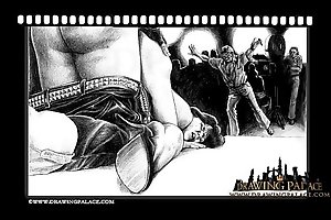 DrawingPalace Amazing realistic cartoon drawings of BDSM and fetish porn