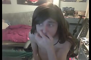 Shemale Teen Dildoing Say no to Brashness And Stroking Say no to Cock