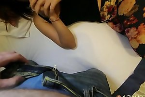 Asian Sex Diary - Chubby Filipina MILF gets facial from white cock