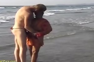 dissipated indian sex enjoyment on the shore