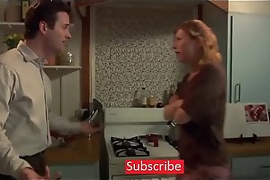 Hot Real Step Mother and Son Fucking in The Kitchen