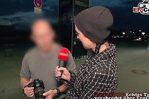 german real street casting - girl ask guys for sex in public